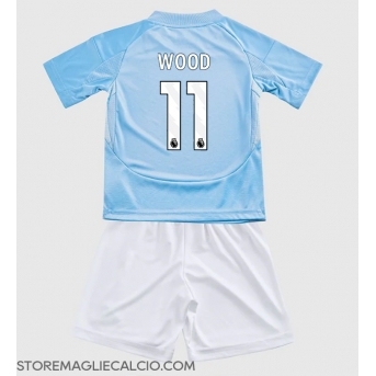 Nottingham Forest Chris Wood #11 Maglia Gara Terza Repliche 2024-25 Bambino